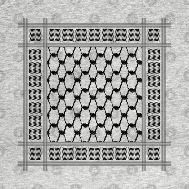 Kufiya Hatta Pattern,Free Palestine,Kufiya Hatta Pattern,Palestinian Traditional Kufiya, Palestine Arabic Hatta Keffiyeh by egygraphics